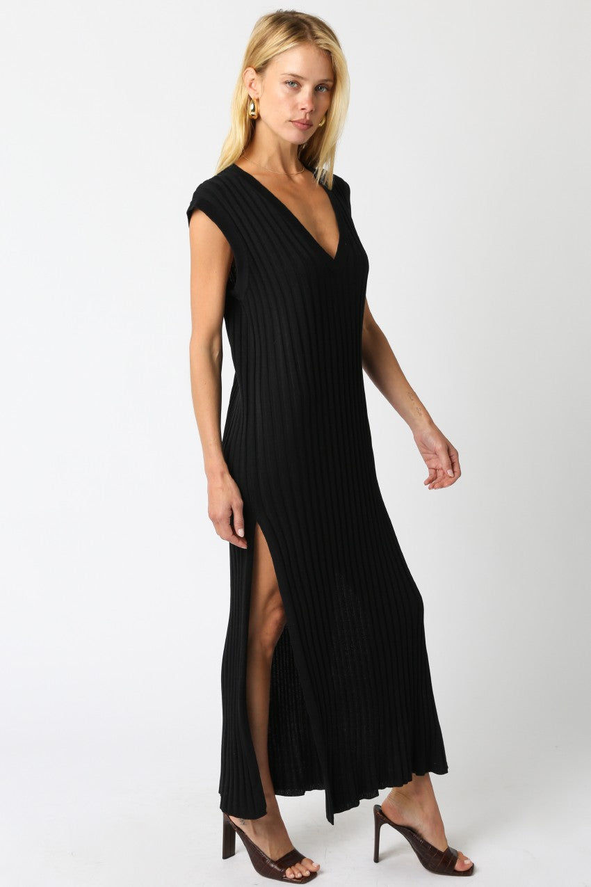Black Joy Knit Dress