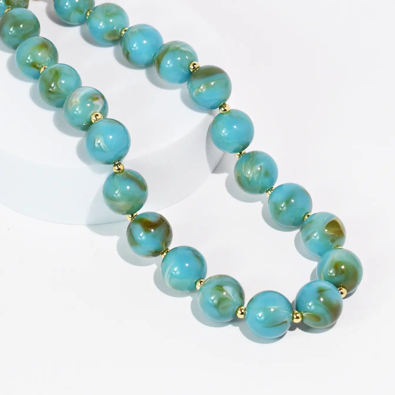 Turquoise Waters Beaded Necklace