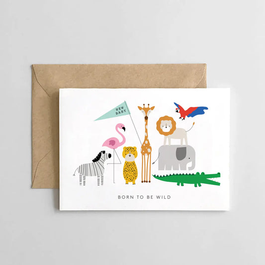 Born To Be Wild Greeting Card