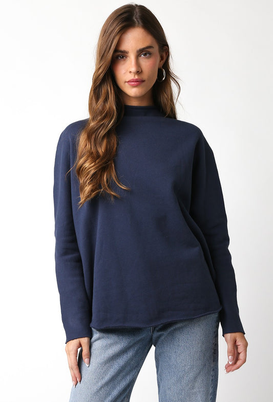 Brooklyn Oversized Sweater- Navy