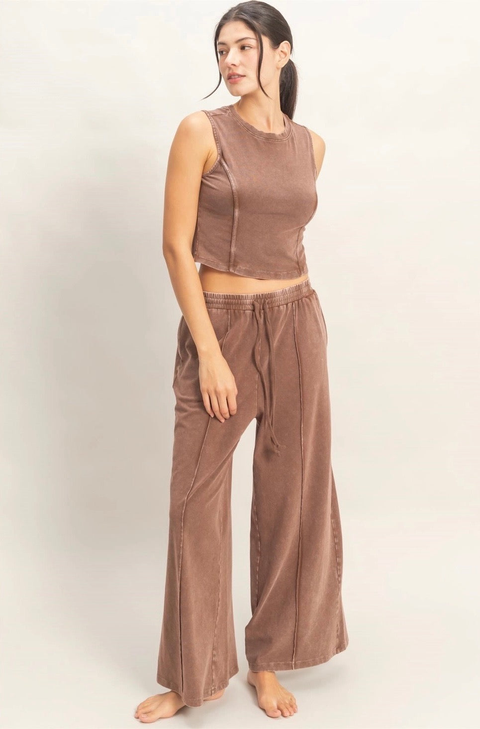 Brown Mineral Washed Tank