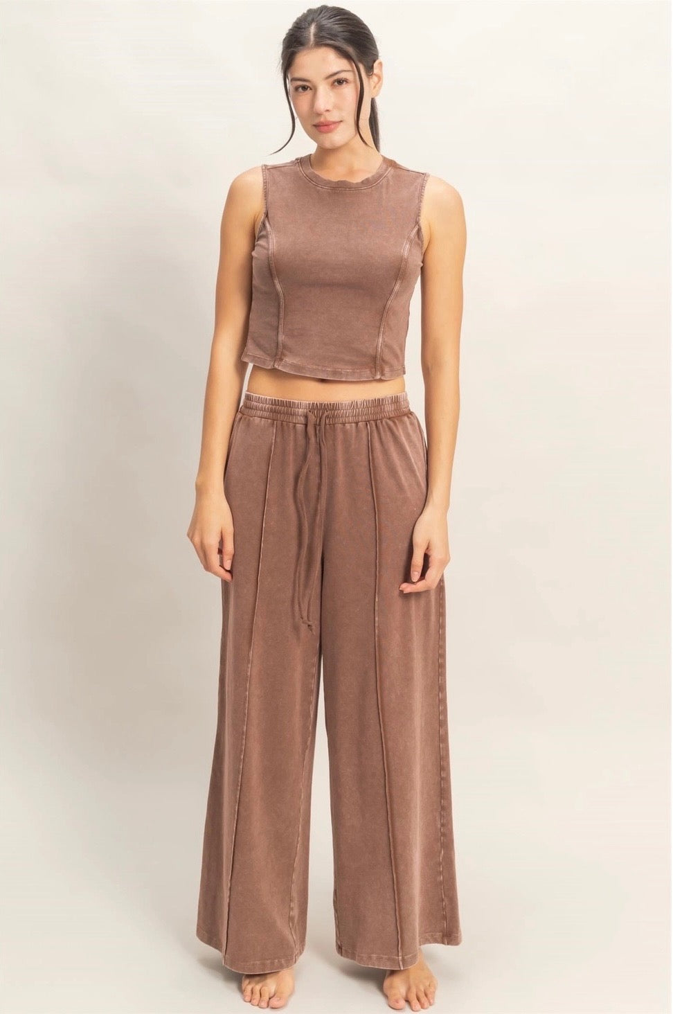 Brown Mineral Washed Tank