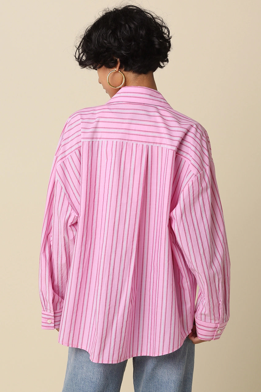 Bubblegum Stripe Button Down