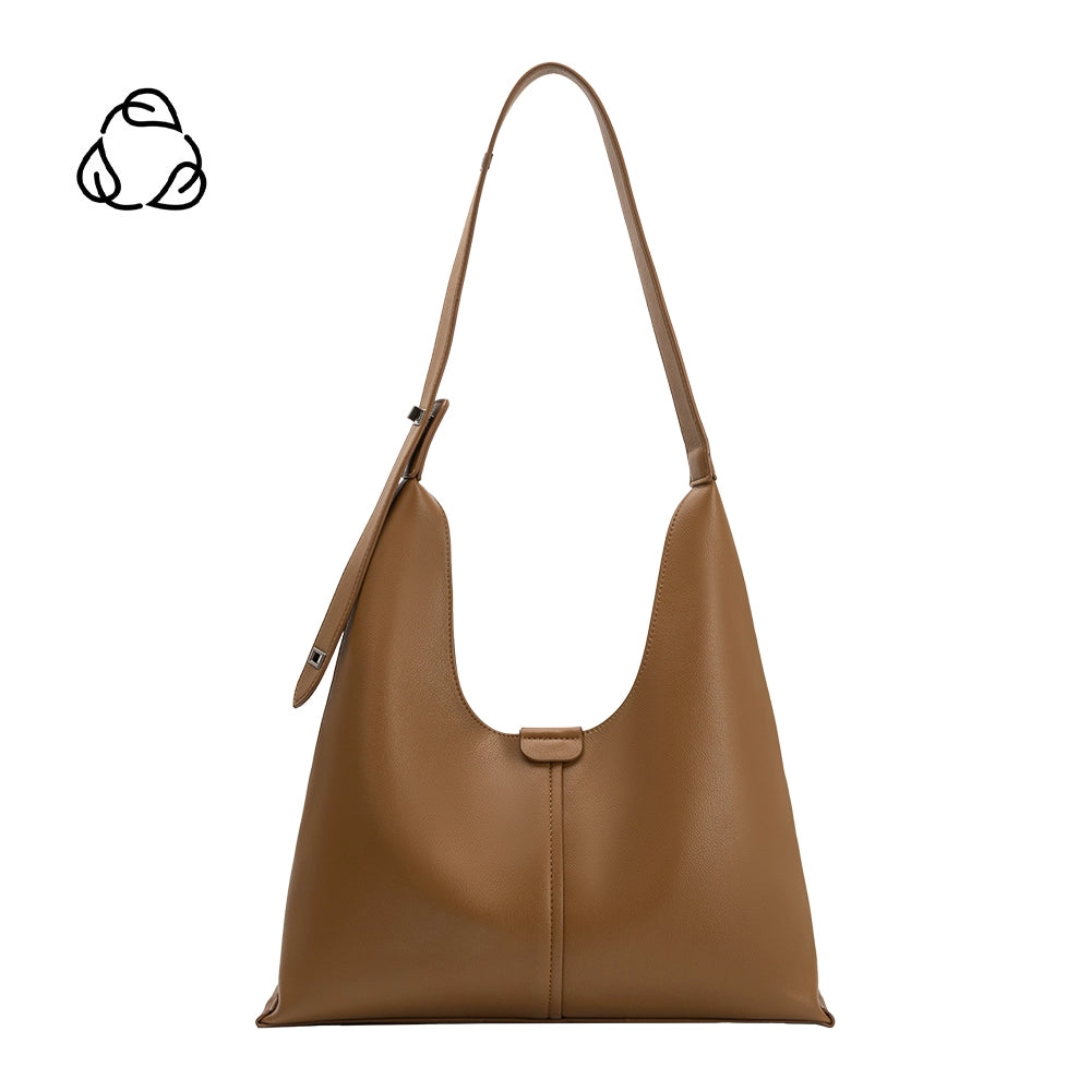 Carmen Tan Recycled Vegan Shoulder Bag