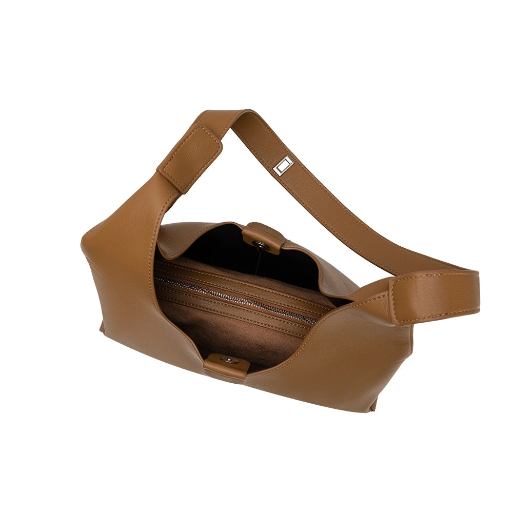 Carmen Tan Recycled Vegan Shoulder Bag