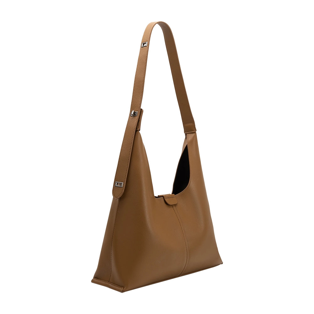 Carmen Tan Recycled Vegan Shoulder Bag