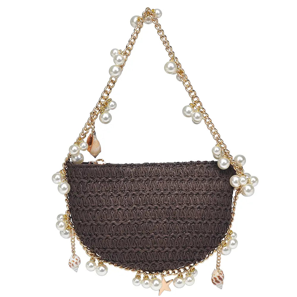 Chocolate Seashell Handbag