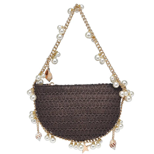 Chocolate Seashell Handbag