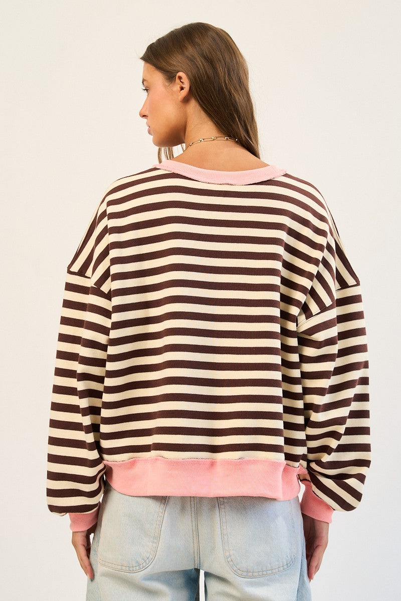 Chocolate Strawberry Stripes