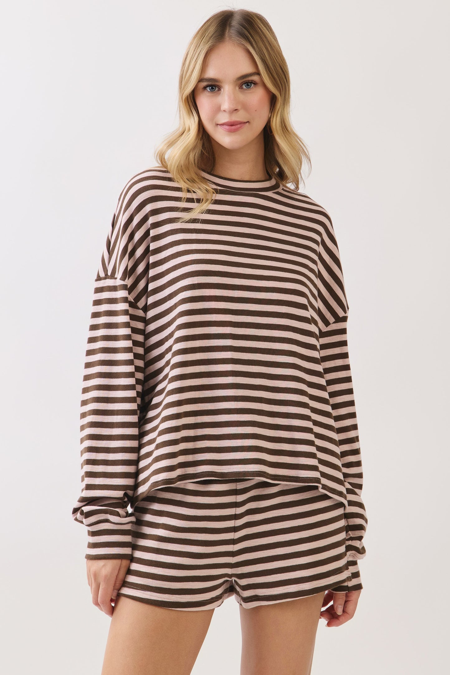 Chocolate Stripe Long Sleeve