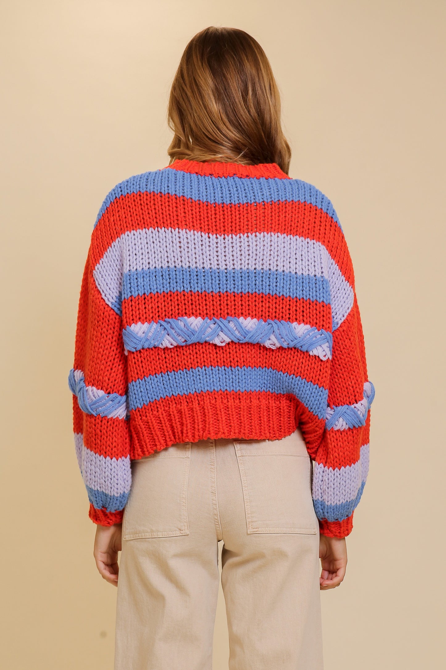 Vibrant Chunky Stripe Sweater