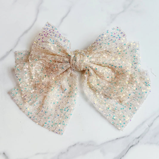 Day Shimmer Bow Hair Clip