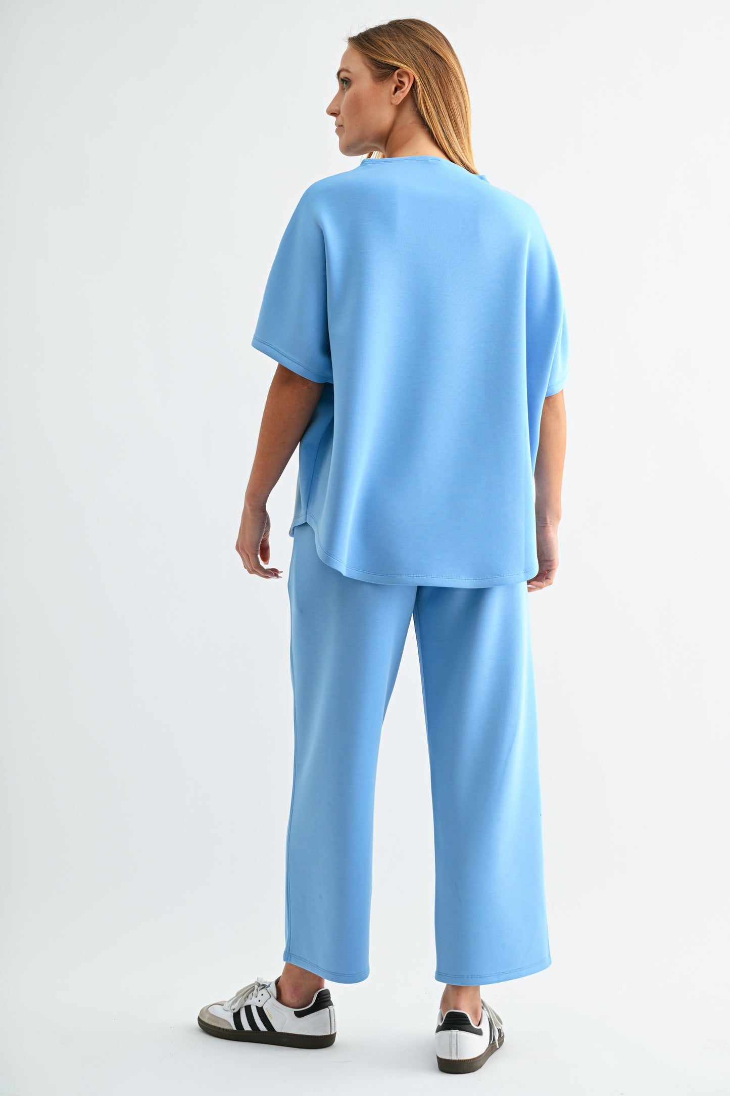 Sky Blue Casual Comfort Pants