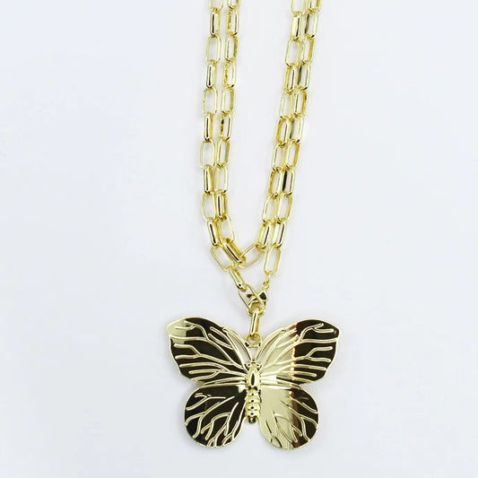 Butterfly Link Necklace