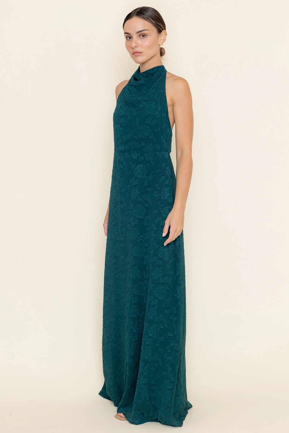 Hunter Green Mesh Dress