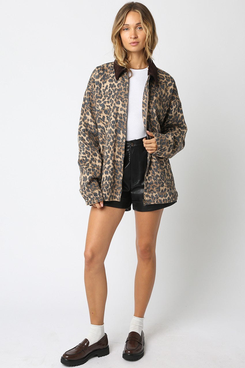 Gia Leopard Jacket