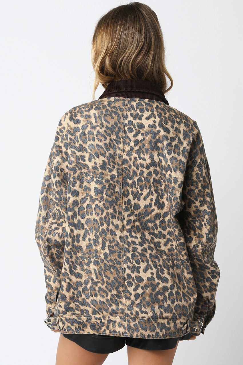 Gia Leopard Jacket
