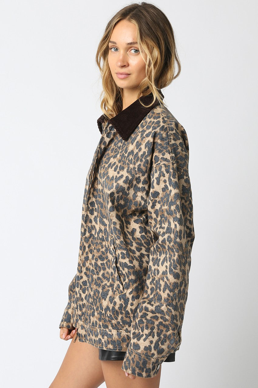 Gia Leopard Jacket