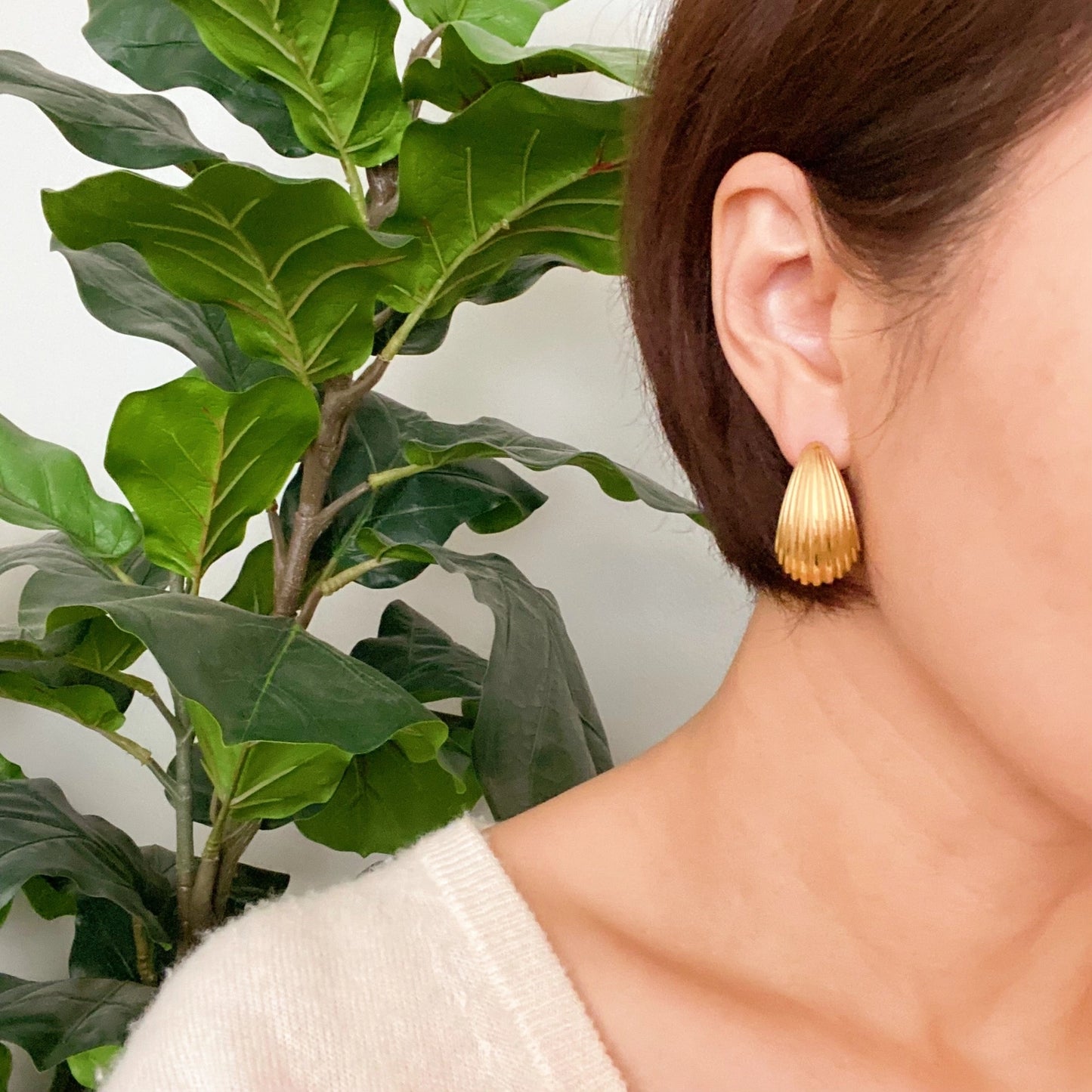 Cable Drop Earrings