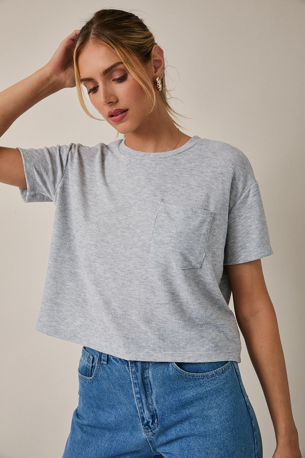 Grey Short Sleeve Tee