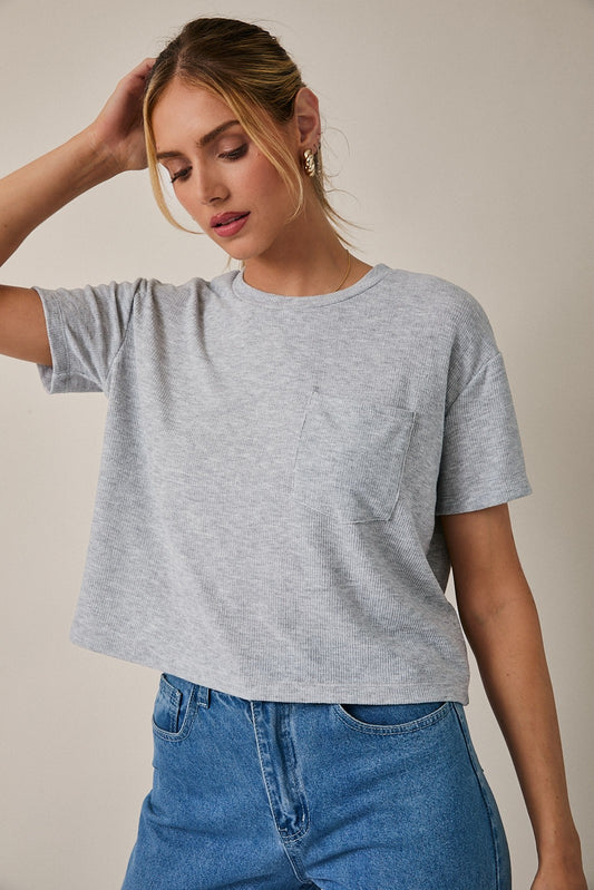 Grey Short Sleeve Tee