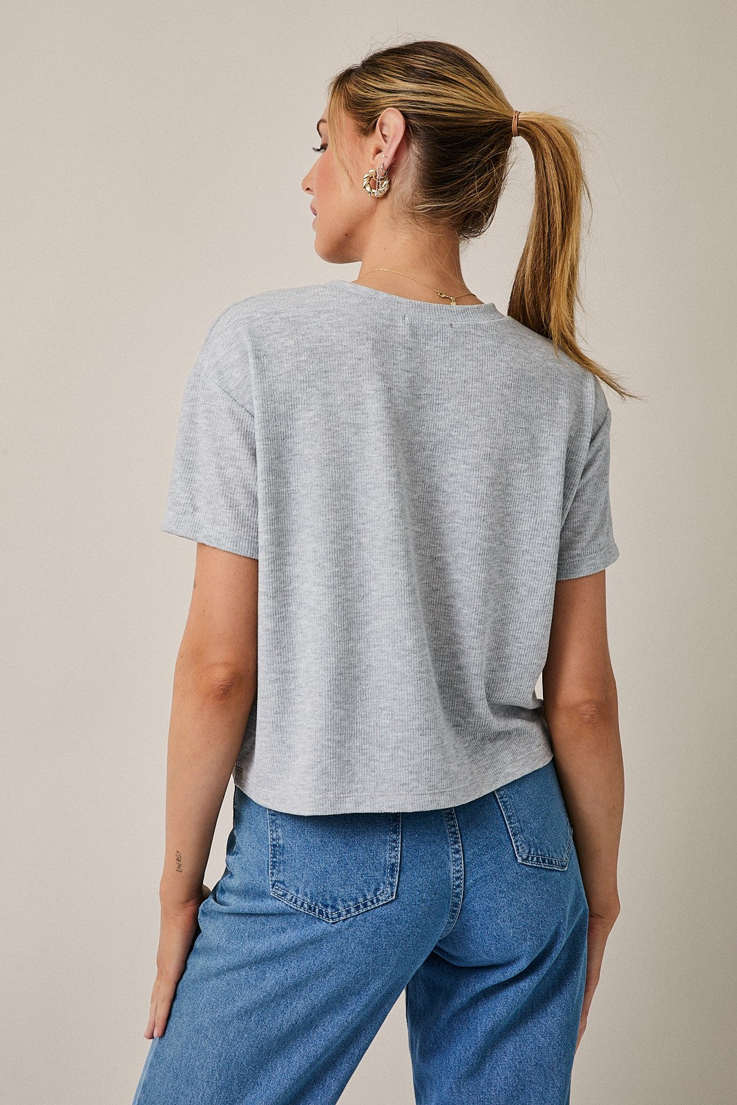 Grey Short Sleeve Tee