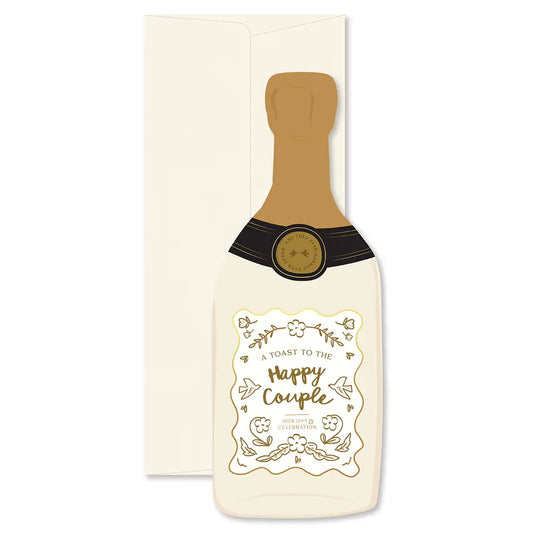 Happy Couple Champagne Card