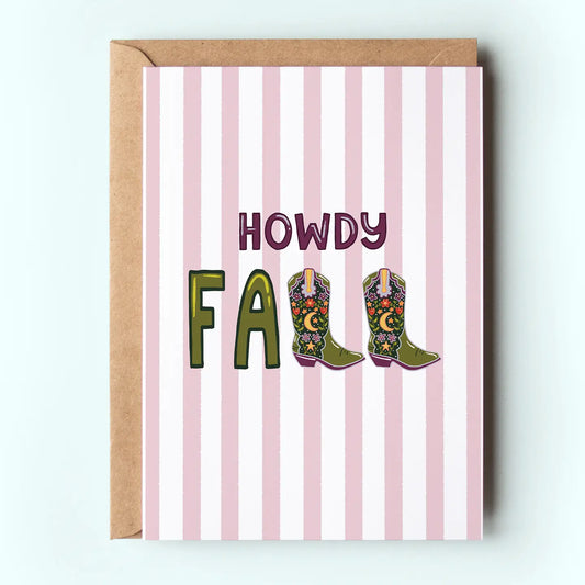 Howdy Fall Card