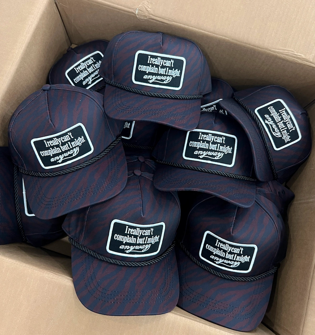Zebra Complain Trucker Hat