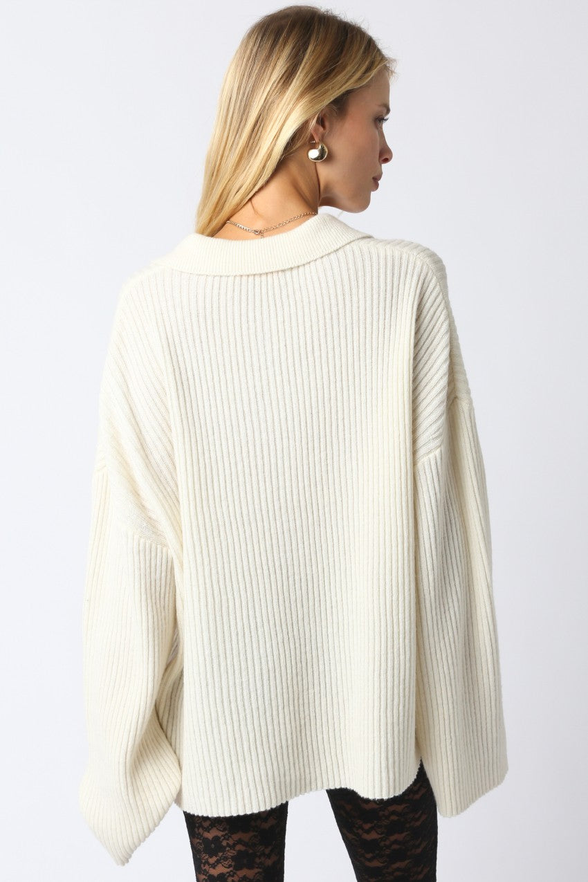 Ivory Akira Knit Top