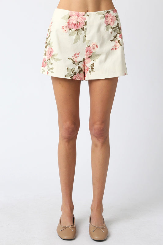 Litzy Floral High Waist Shorts
