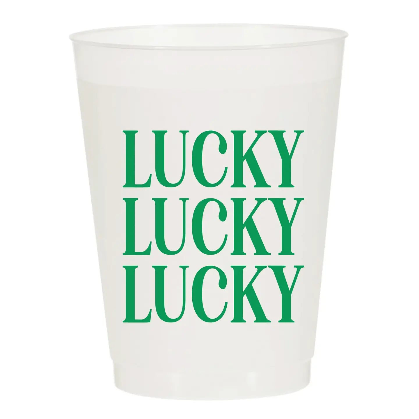 Lucky Frosted Cups- Pack of 10