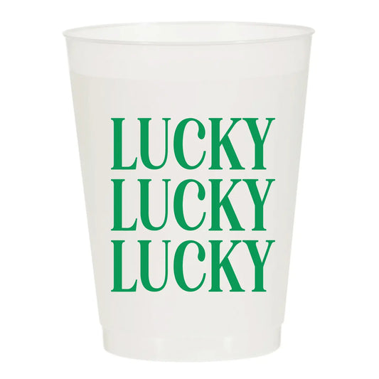 Lucky Frosted Cups- Pack of 10