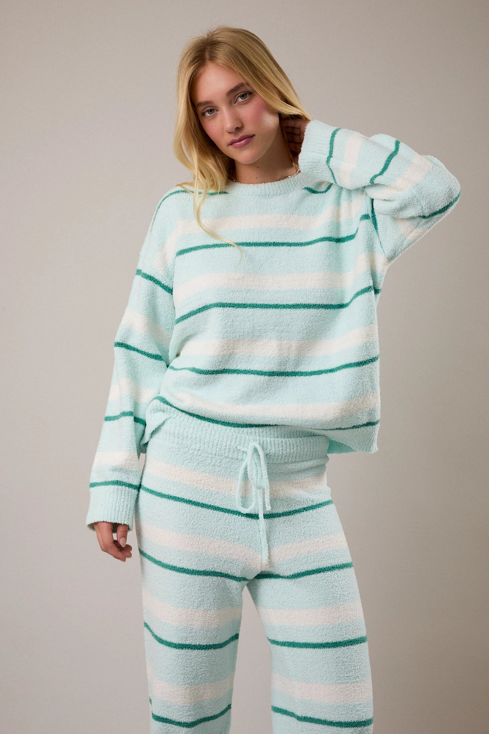 Mint Stripe Set