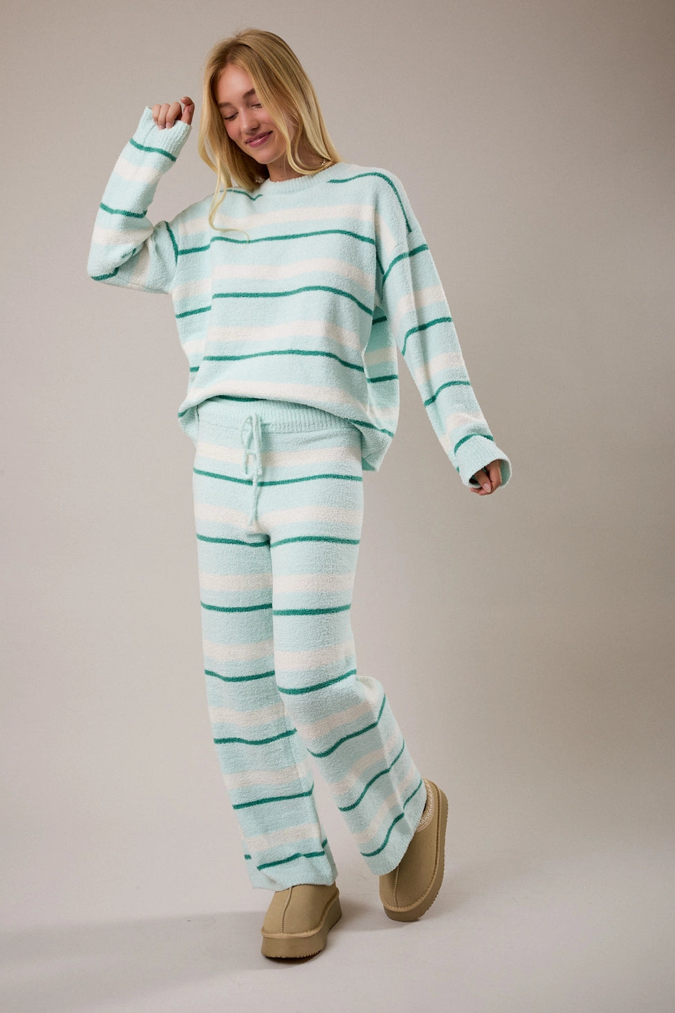 Mint Stripe Set
