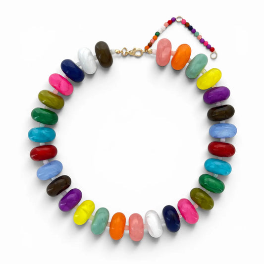 Multi Chunky Beaded Necklace