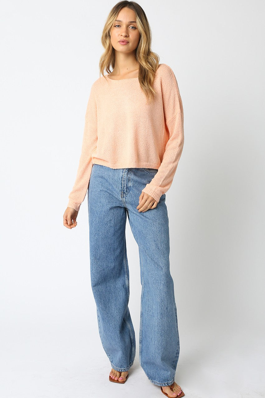 Naomi Peach Sweater
