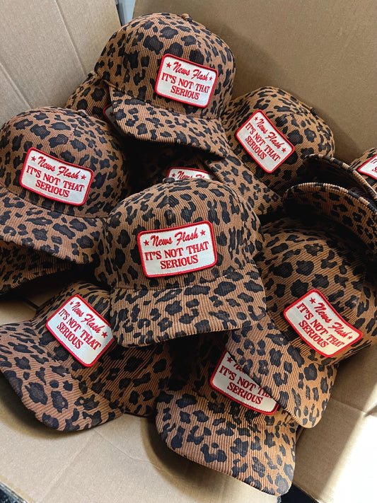 Not That Serious Leopard Trucker