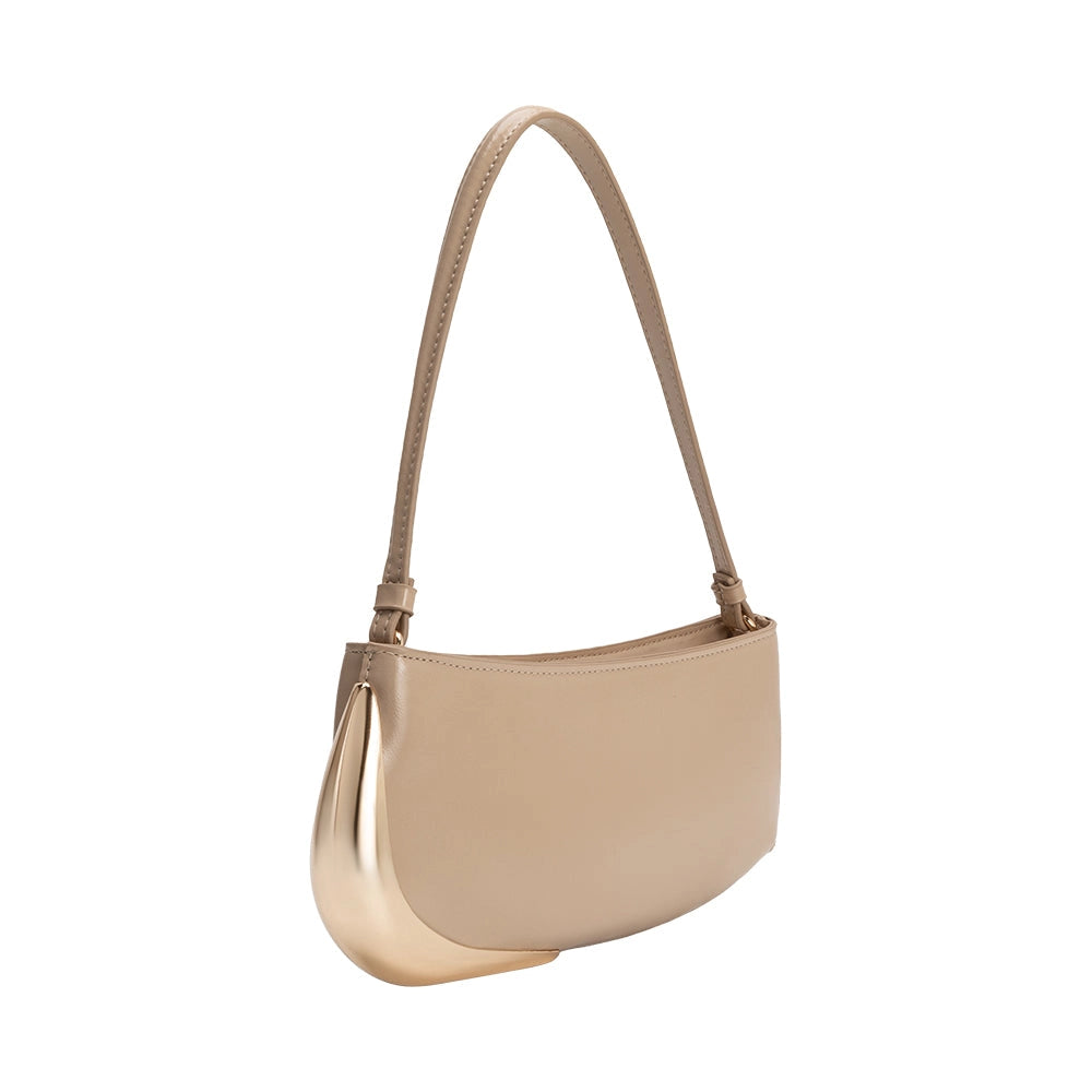Nude Recycled Vegan Leather Handbag