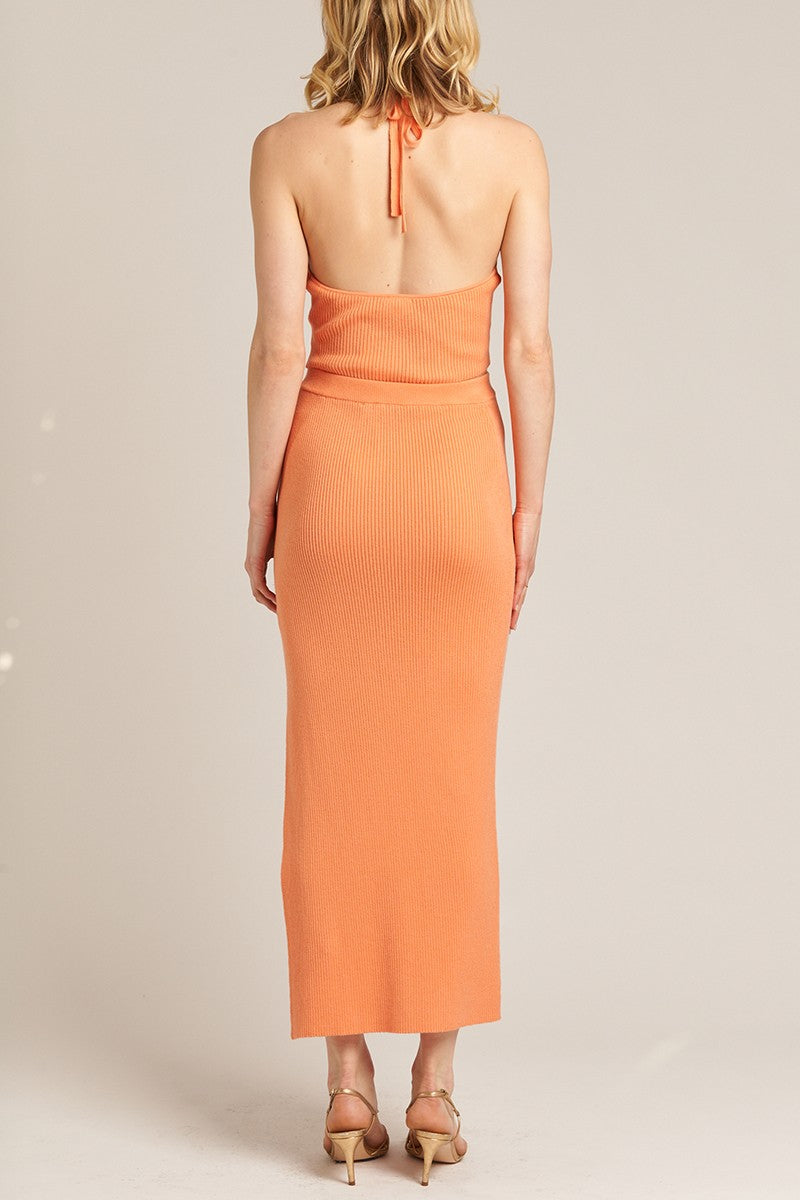 Orange Sunrise Maxi Skirt