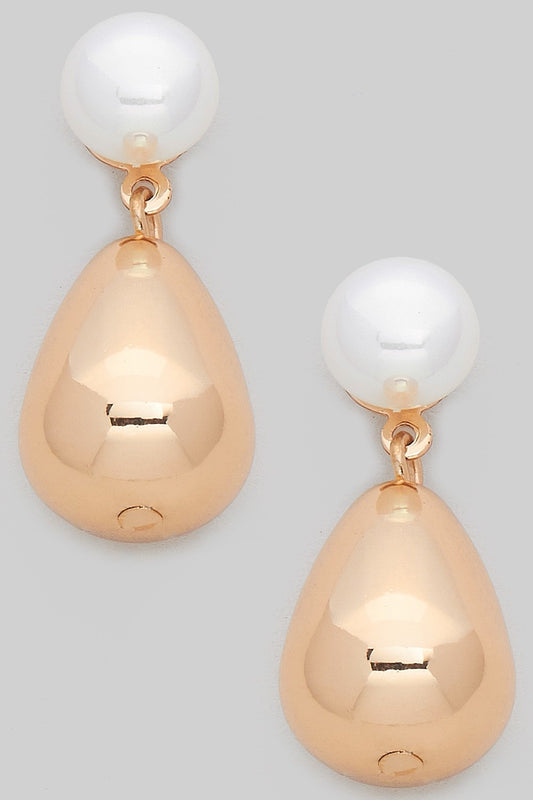 Pearl Teardrop Earrings