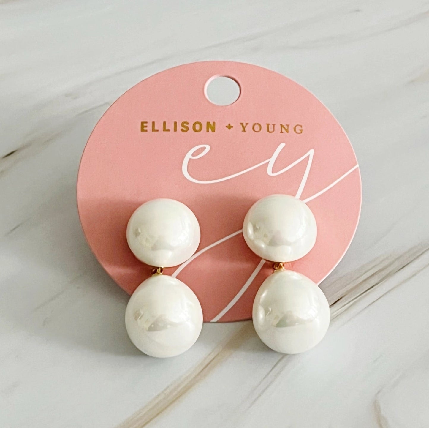 Teardrop Pearl Earrings