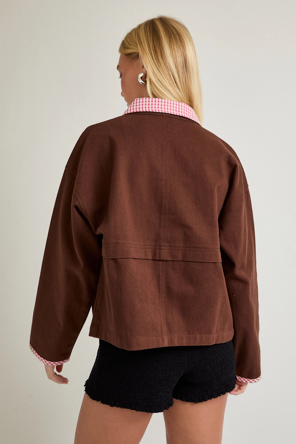 Pink Contrast Jacket