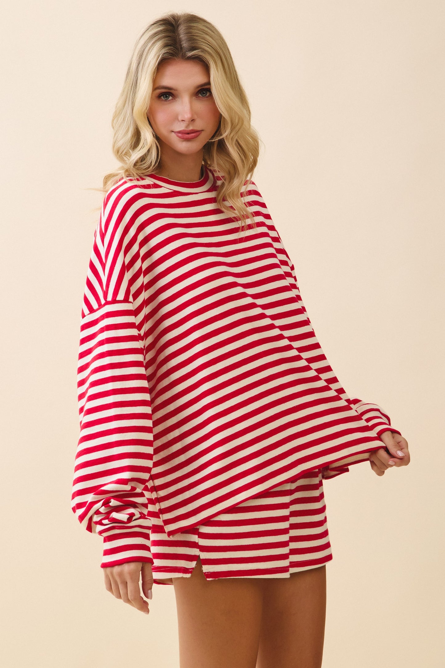 Red Stripe Long Sleeve