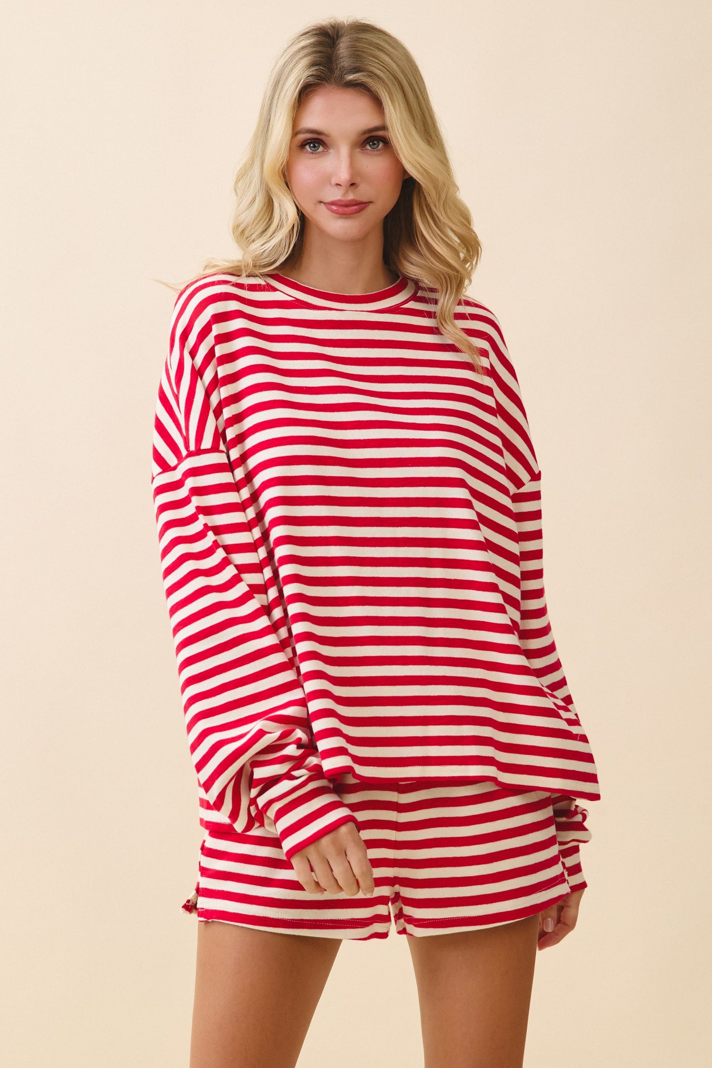 Red Stripe Long Sleeve
