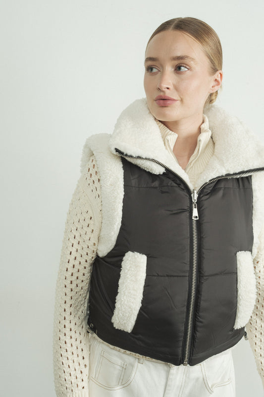 Reversible Sherpa Vest