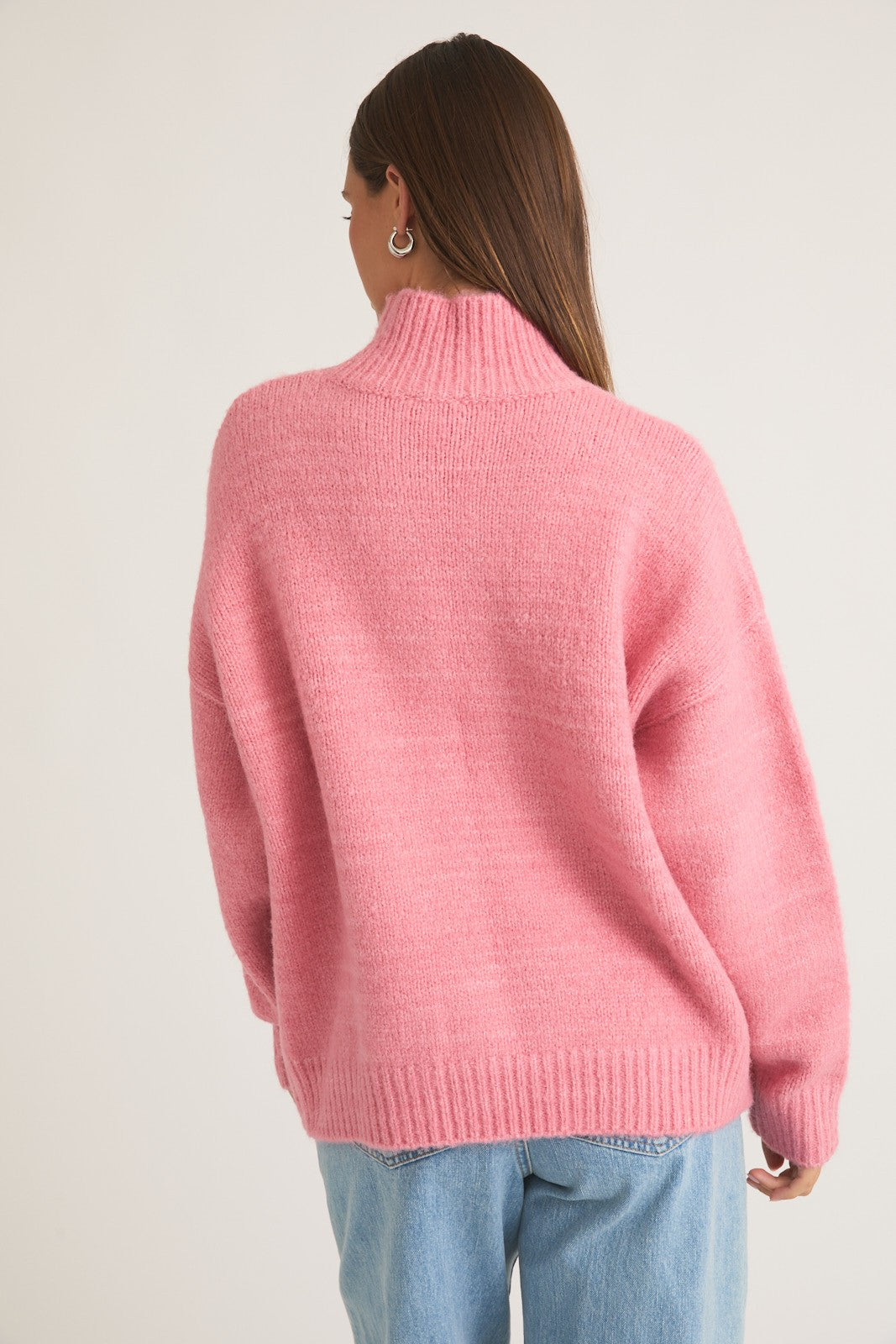 Rose High Neck Sweater