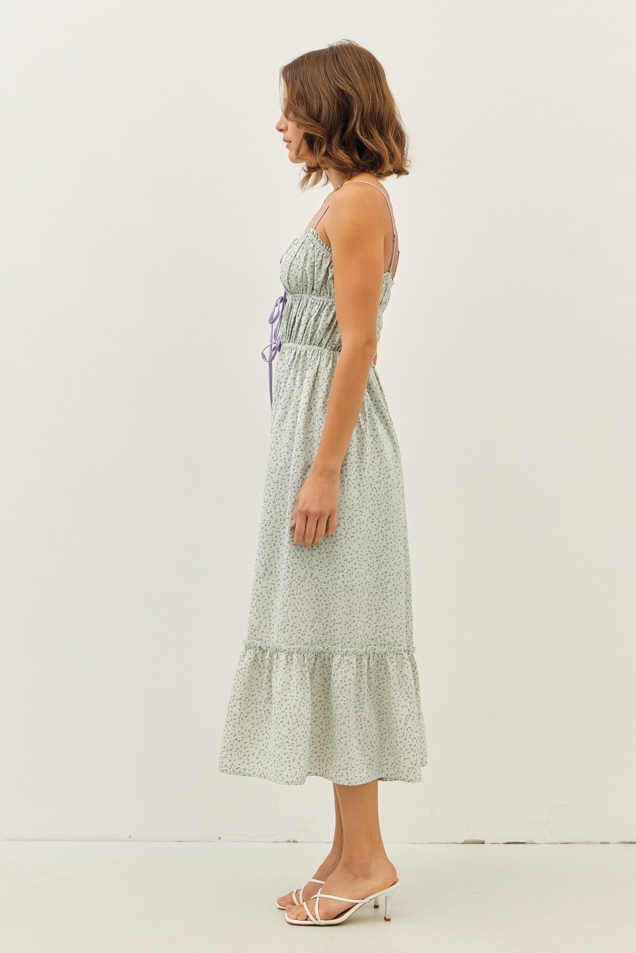 Sage Ditsy Floral Maxi