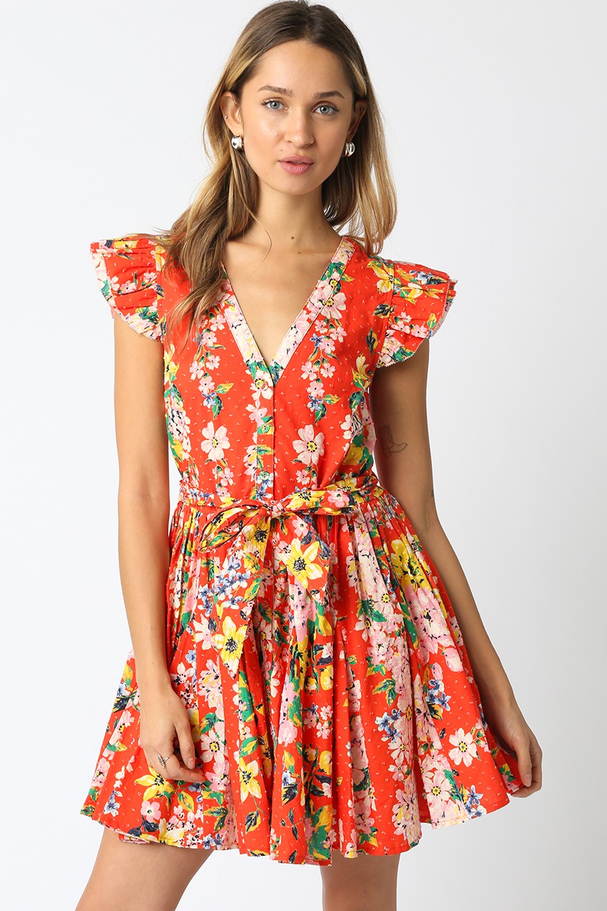 Sandra Floral Dress