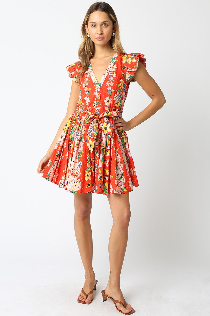 Sandra Floral Dress